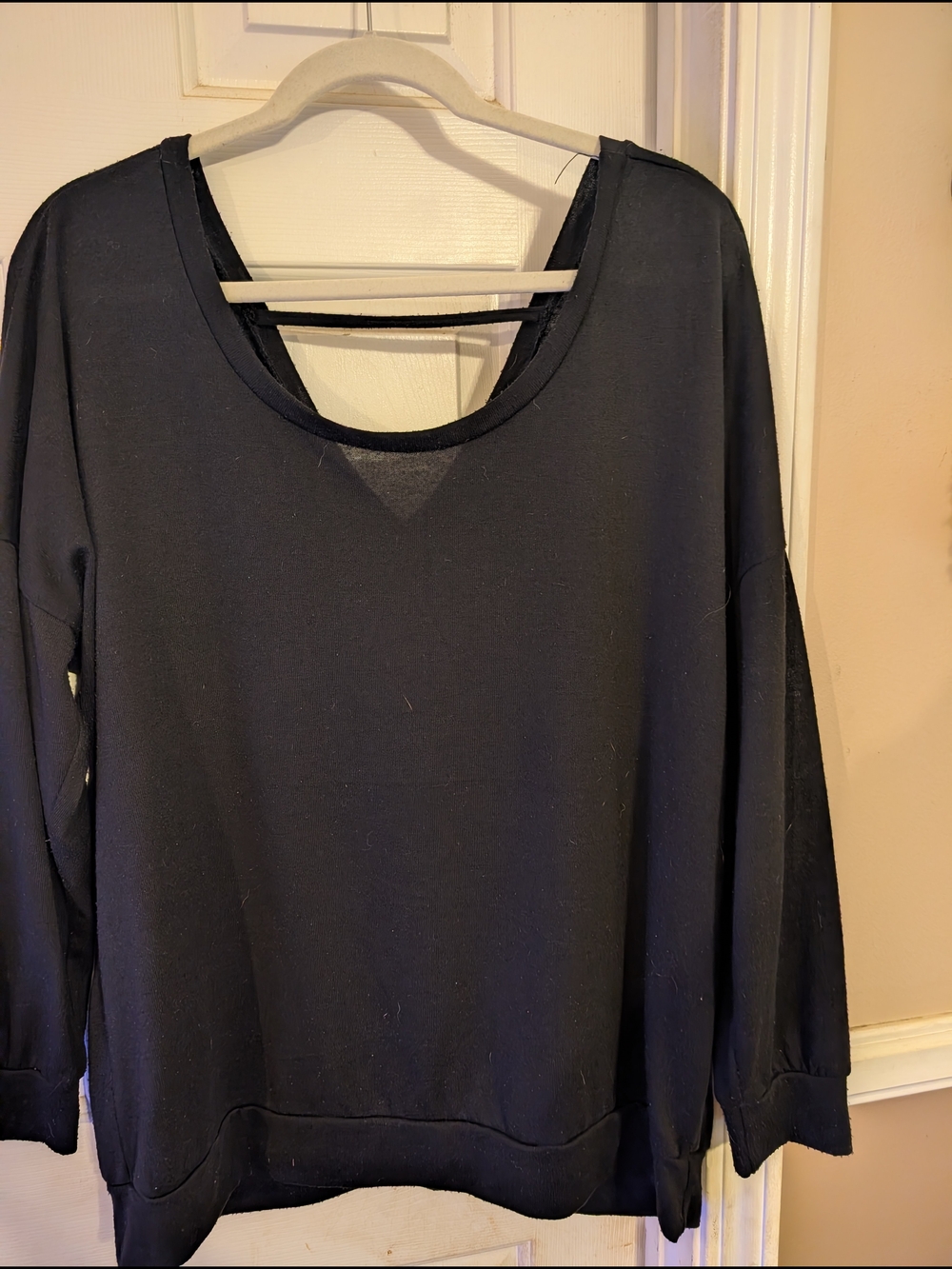 Torrid Black Scoop Neck Lightweight Sweater